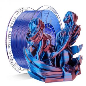 Пластик CONJURE Silk PLA (Dual Blue Red, шёлковый)
