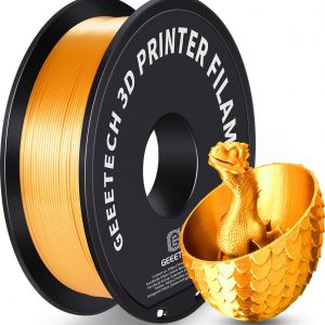 Пластик GEEETECH PLA Silk (Silk Gold, шёлковый)
