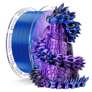 Пластик CONJURE Silk PLA (Dual Black Purple, шёлковый)