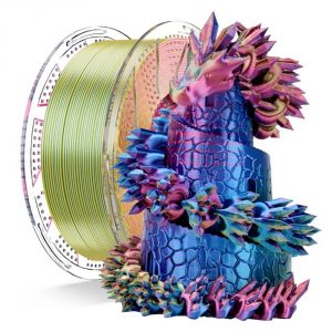 Пластик CONJURE Silk PLA (Tri Blue Red Yellow, шёлковый)