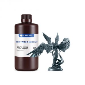 фотополимерная смола Anycubic Water-Wash Resin 2.0 (1 л.) (HD Gray)