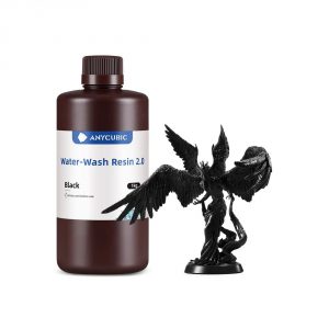 фотополимерная смола Anycubic Water-Wash Resin 2.0 (1 л.) (чёрный)